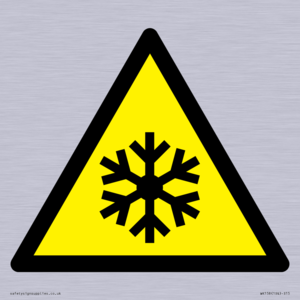 W010 Warning: Low temperature/freezing conditions